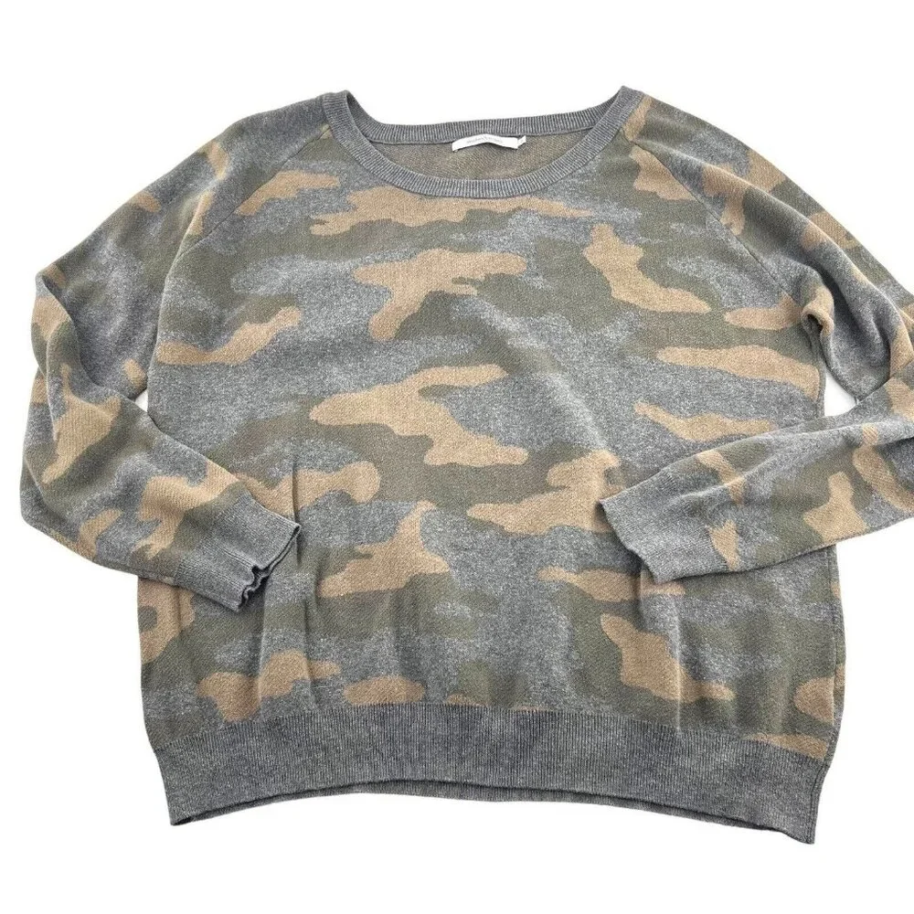 Stiches and Stripes Sweater Women's‎ size XXL Camouflage Pullover Cotton Viscose